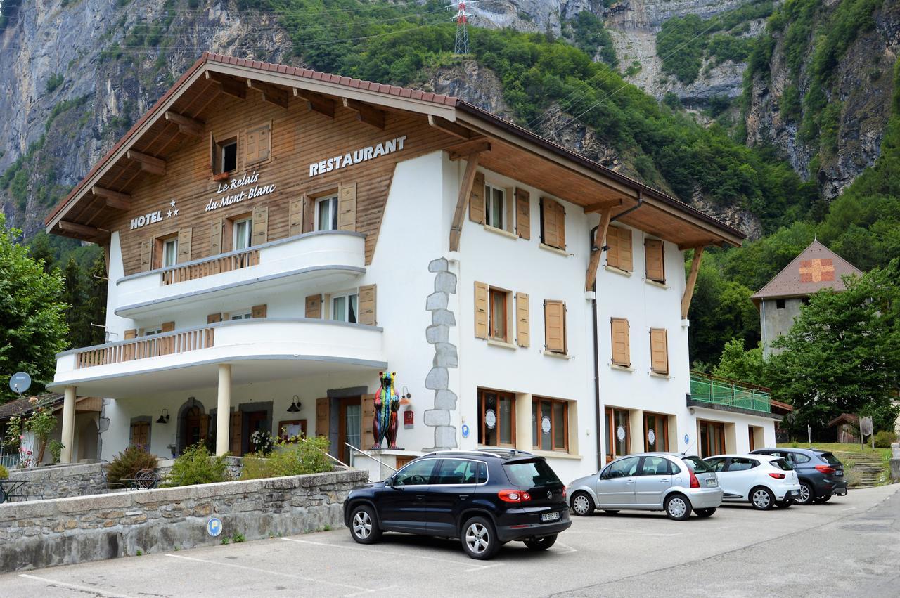 Hotel Le Relais Du Mont Blanc Magland Exterior foto