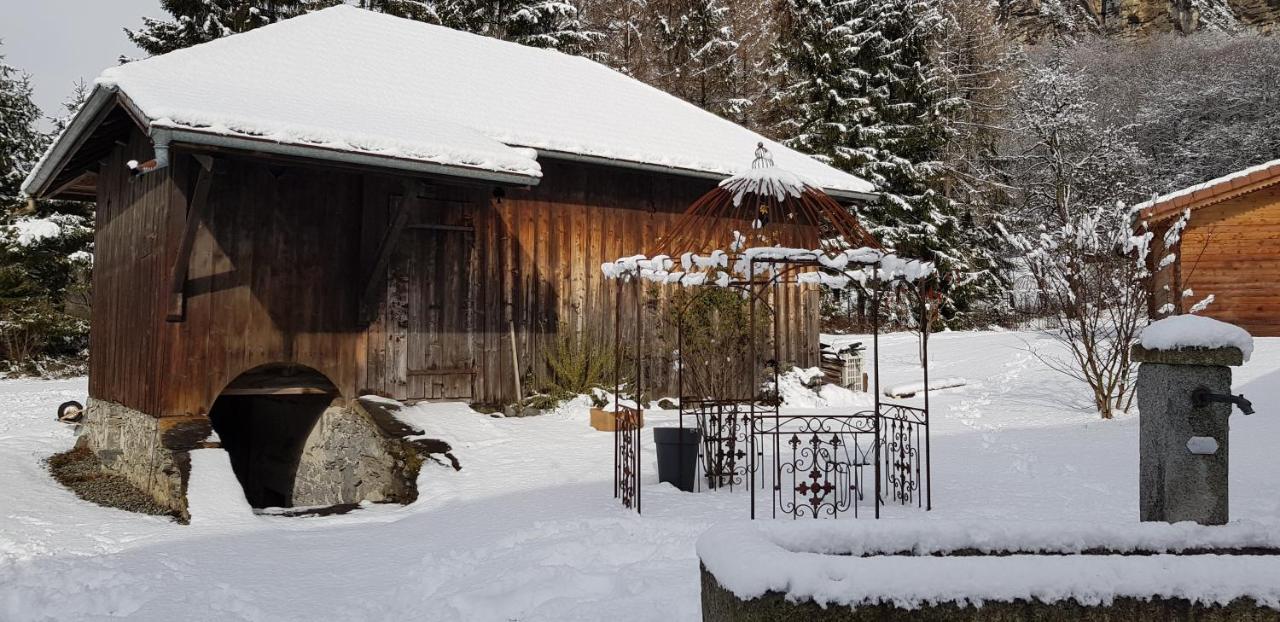 Hotel Le Relais Du Mont Blanc Magland Exterior foto