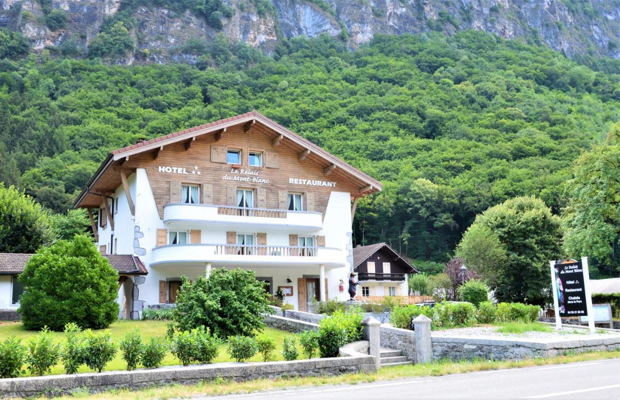 Hotel Le Relais Du Mont Blanc Magland Exterior foto